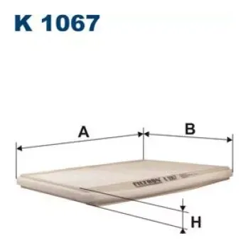Kabinový filtr FILTRON Kabinový filtr K 1067