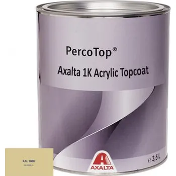 barva na kov Akrylátová 1K barva Axalta RAL 1000 5°lesku stupeň lesku Vysoký lesk