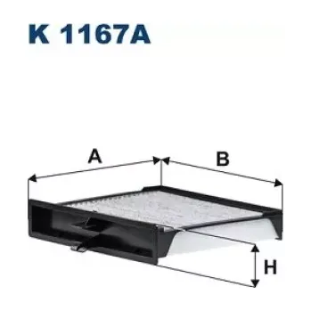 Kabinový filtr FILTRON Kabinový filtr K 1167A