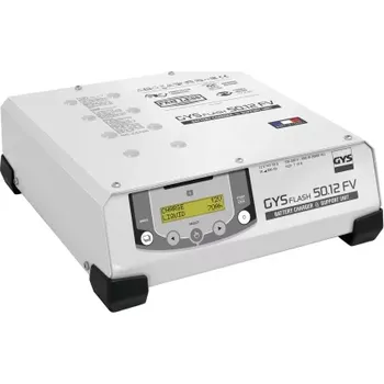 Nabíječka autobaterie GYS FLASH NABÍJEČKA/STABILIZOVANÝ ZDROJ 50.12 HF FV 12 V, 10-600 AH, 50 A, 2.5 M