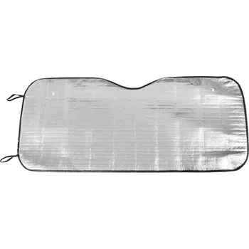 Stínítko do auta AMIO Clona na přední sklo stříbrná - 130x60 cm