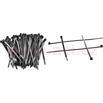 Stahovací páska * stahovací páska 100x2,5 mm černá (sada 100 ks)