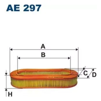 Vzduchový filtr FILTRON Vzduchový filtr AE 297