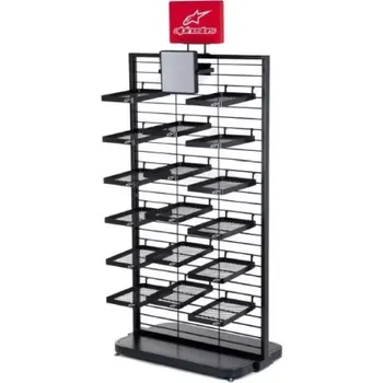 stojan pro prezentaci kšiltovek velký jednostranný, ALPINESTARS (se zrcadlem)