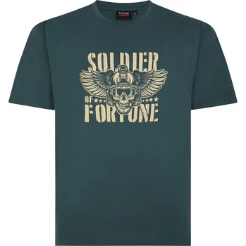 Tričko s potiskem Soldier of fortune - v nadměrné velikosti 3851