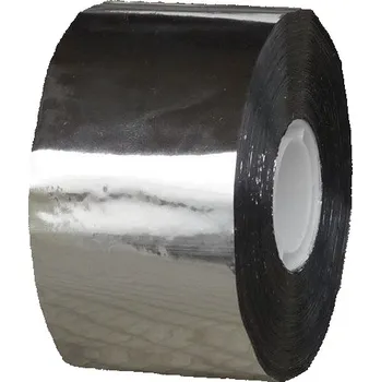 Lepicí páska Hasoft Stříbrná páska PP pokovená 100 mm / 50 m