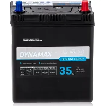 Autobaterie DYNAMAX ENERGY BLUELINE 35 ASIA P 12V 35AH 300A