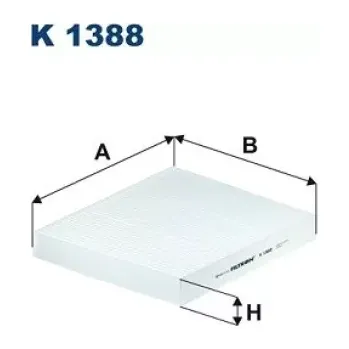 Kabinový filtr FILTRON Kabinový filtr K 1388