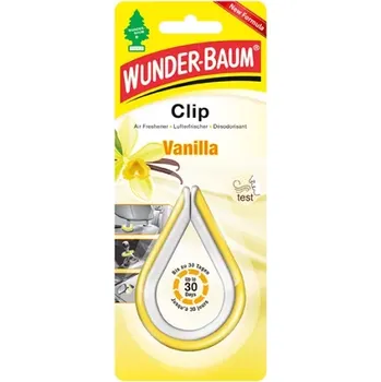 WUNDER-BAUM Clip Car Air Freshener - Vanilla