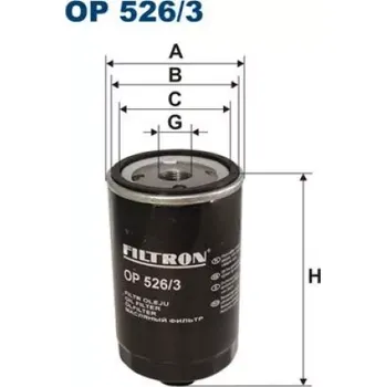 Olejový filtr FILTRON Olejový filtr OP 526/3