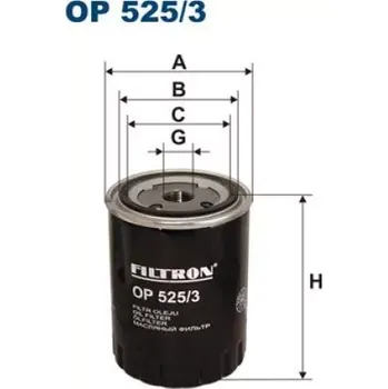 Filtr do auta FILTRON Olejový filtr OP 525/3