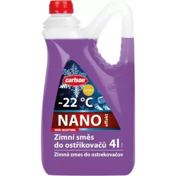 Směs do ostřikovače CARLSON Zimní směs do ostřikovačů -22°C NANO 4 l
