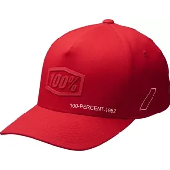 Kšiltovka S100 kšiltovka 100% - SHADOW Flexfit červená (vel. S/M)