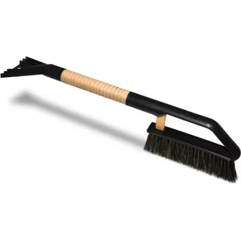 Autodoplněk AMIO Škrabka s metličkou FUTURA BUK rebrovaná 55cm (50% PVC štětiny, 50% přírodní štětiny)