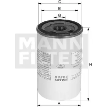 Hydraulický filtr MANN FILTER Separátor oleje LB 1374/2