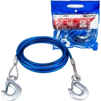 Tažné lano 4CARS TAŽNÉ LANO OCELOVÉ 2T, 4M, 6MM