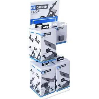 prezentační stojan drátěný pro sortiment CLIQR, OXFORD (vhodný pro umístění na prodejní pult)