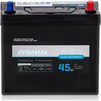 Autobaterie DYNAMAX ENERGY BLUELINE 45 ASIA P 12V 45AH 330A