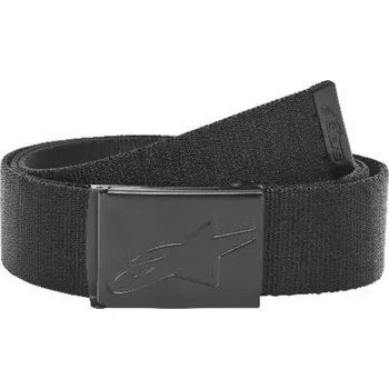 Opasek pásek AGELESS WEB BELT, ALPINESTARS (černý/ černá přezka, textil)