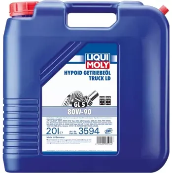 Převodový olej LIQUI MOLY 3594 HYPOIDNÍ PŘEVODOVÝ OLEJ TRUCK LD SAE 80W-90 - 20L