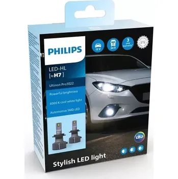 Povinná bezpečnostní výbava Philips ULTINION PRO 3022 LED H7 6000k