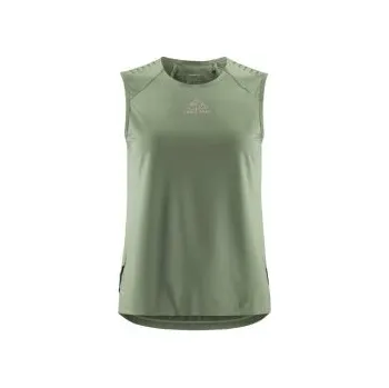 CRAFT PRO Trail W zelená 1913143-626000 S; Zelená tílko + DÁREK DLE VÝBĚRU!