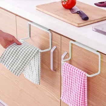Držák kuchyňských utěrek Závěsný držák do domácnosti 492 bílá
