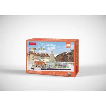 Puzzle Cityline Varšava 3D puzzle