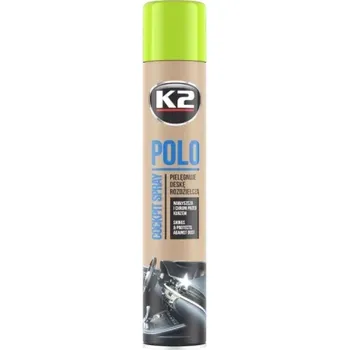 Čistič plastových dílů K2 POLO COCKPIT Green Apple - na palubní desku 750ml