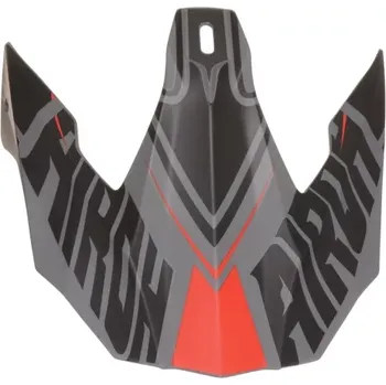 Helma na motorku náhradní štít pro přilby TWIST Avanger, AIROH (šedá/červená)