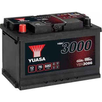 Autobaterie Yuasa YBX3000 12V 75Ah 650A YBX3086