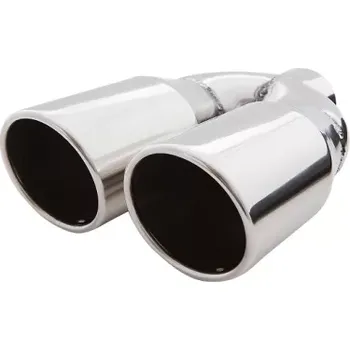 Koncovka výfuku 4CARS Koncovka výfuku, nerezová ocel, dvojitá, Ø 67mm