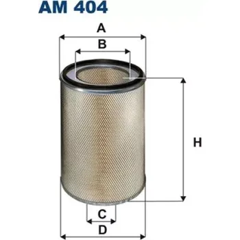 Vzduchový filtr FILTRON Vzduchový filtr AM 404