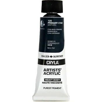 Vodová barva Daler Rowney Cryla Artists’ Akrylová barva Primary Cyan 75 ml 1 ks