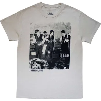 Pánská móda The Beatles Tričko The Cavern 1962 Unisex Silver Grey XL