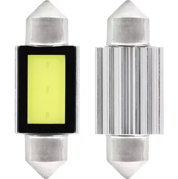 Autožárovka AMIO LED žárovky CANBUS COB3 Festoon C5W C10W C3W 36mm White 12V