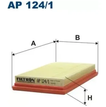 Vzduchový filtr FILTRON Vzduchový filtr AP 124/1