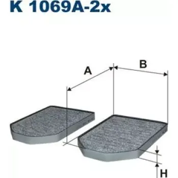 Kabinový filtr FILTRON Kabinový filtr K 1069A-2x