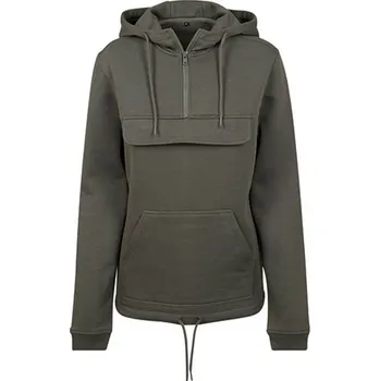 Dámská mikina Build Your Brand Dámská mikina s kapucí BY097 Olive 3XL