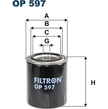 Olejový filtr FILTRON Olejový filtr OP 597