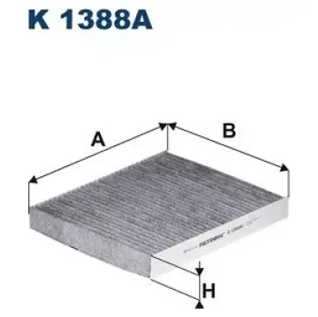 Kabinový filtr FILTRON Kabinový filtr K 1388A