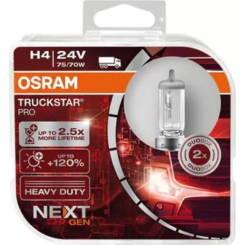Autožárovka OSRAM TRUCKSTAR PRO H4 P43T 24V 75/70W 64196TSP-HCB