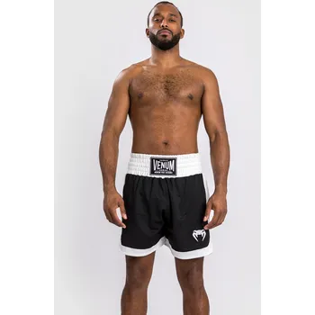 Boxerské šortky Venum Classic - Black/White Velikost: XL