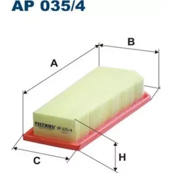 Vzduchový filtr FILTRON Vzduchový filtr AP 035/4