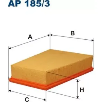 Vzduchový filtr FILTRON Vzduchový filtr AP 185/3
