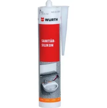 WURTH Sanitární silikon acetát 310ml