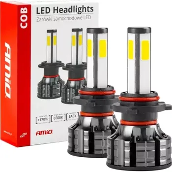 Autodoplněk AMIO LED žárovky hlavního svícení HB4 COB 4Side