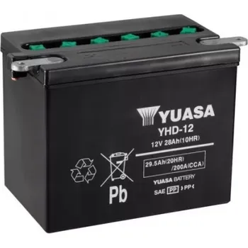 Motobaterie YUASA YHD-12 12V 29,5Ah 200A