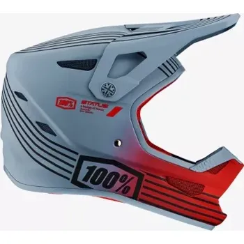 Helma na motorku S100 přilba STATUS, 100% - USA (šedá, vel. XL)