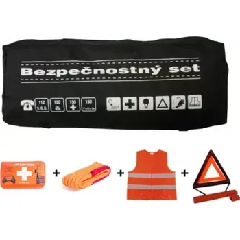Cestovní taška Taška povinné výbavy, bezpečnostní set - černý